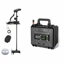 PACK MOTEUR ELECTRIQUE MINN KOTA TERROVA BT I PILOT 55LBS ET BATTERIE BSR ECO 12V 100AMP