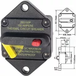 SCHUTZSCHALTER/ MOTOR BLUE SEA SERIE 285 EINBAUBAR